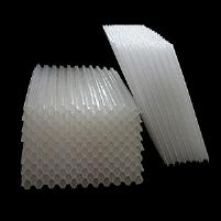 Honeycomb inclined tube packing